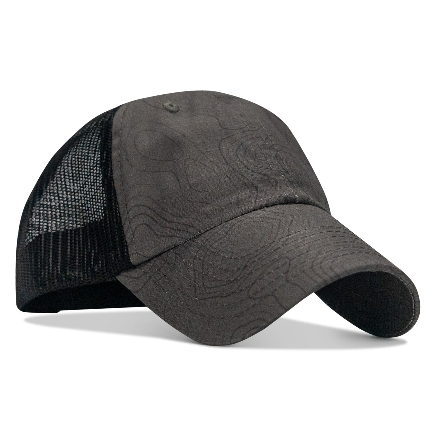 Ripstop Low Pro No Patch Mesh Snapback Hat