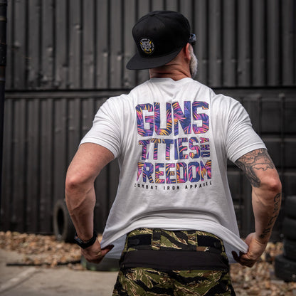 Guns, Titties And Freedom Men's T-Shirt