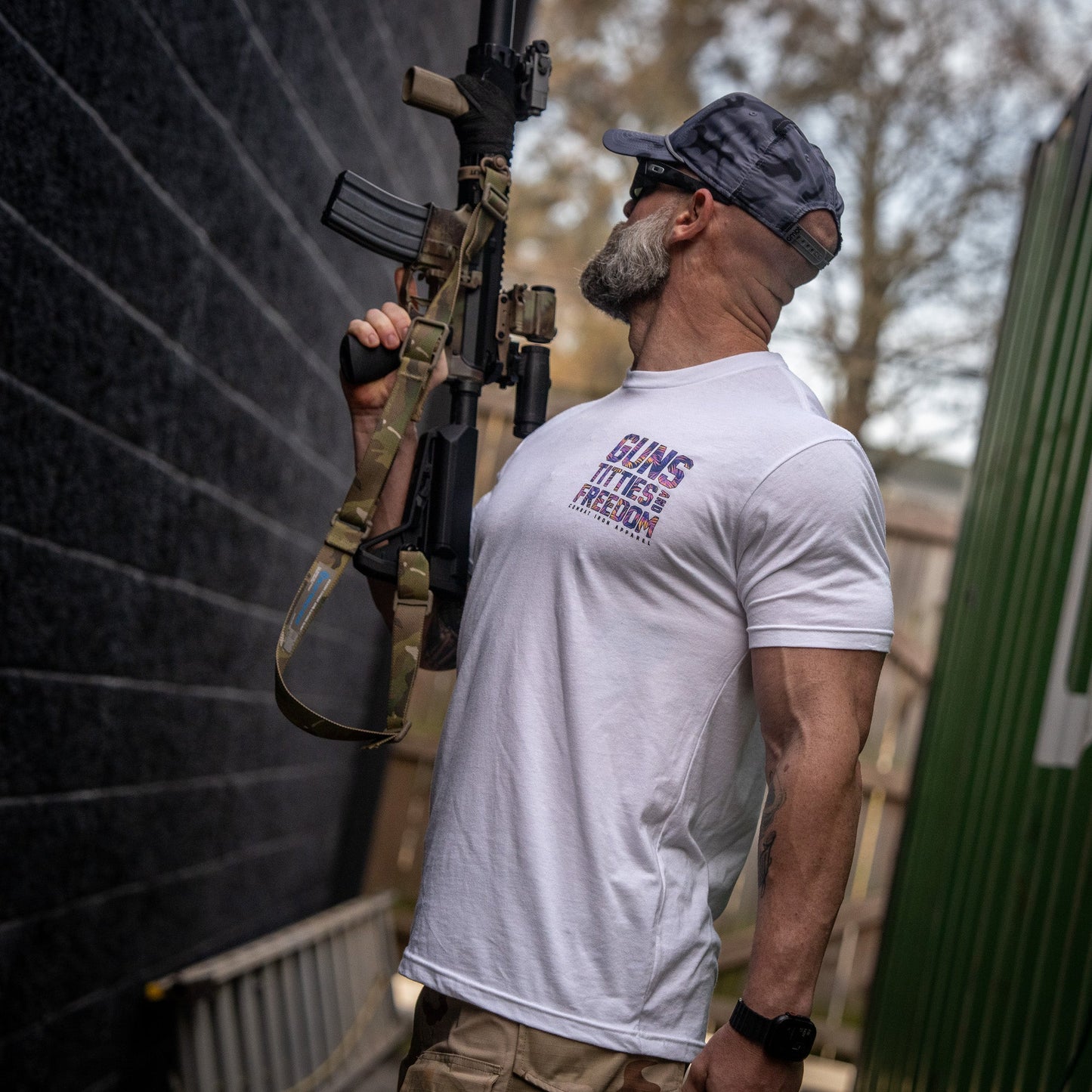 Guns, Titties And Freedom Men's T-Shirt