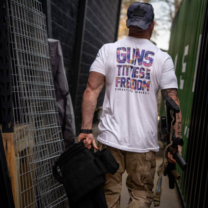 Guns, Titties And Freedom Men's T-Shirt
