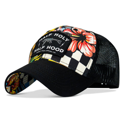 Half Holy. Half Hood Patch Original Ripstop Snapback Hat
