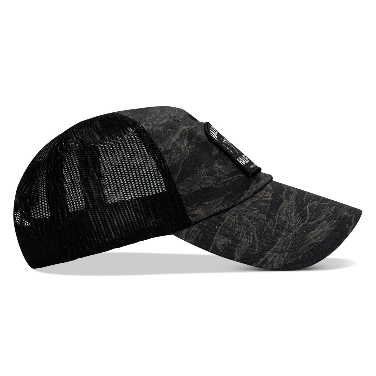 Half Holy. Half Hood Patch. Tactical Ripstop Mesh Snapback Hat