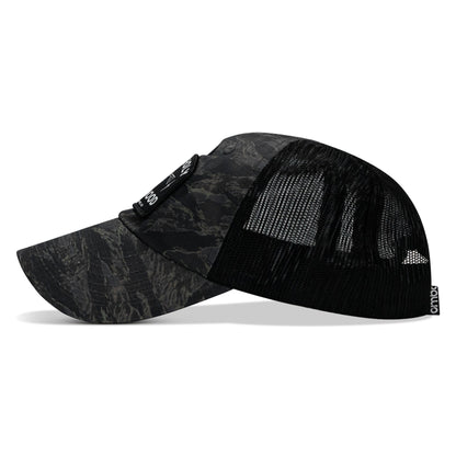 Half Holy. Half Hood Patch. Tactical Ripstop Mesh Snapback Hat