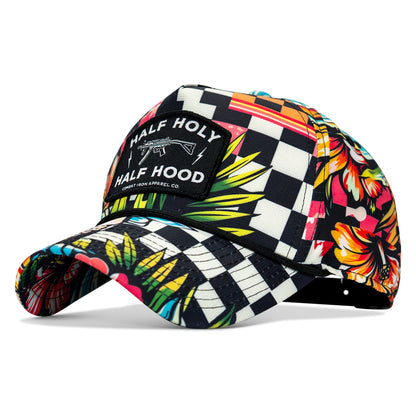 Half Holy. Half Hood. Patch Weekender Snapback