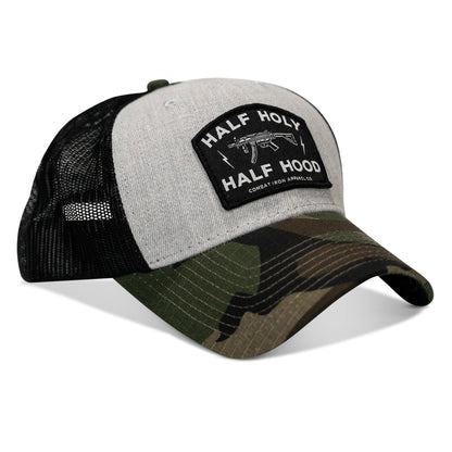 Half Holy. Half Hood Patch Original Ripstop Snapback Hat