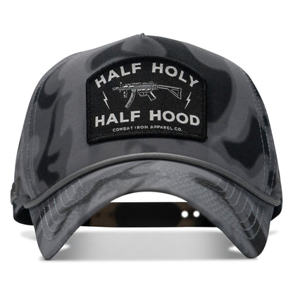 Half Holy. Half Hood. Patch Weekender Snapback