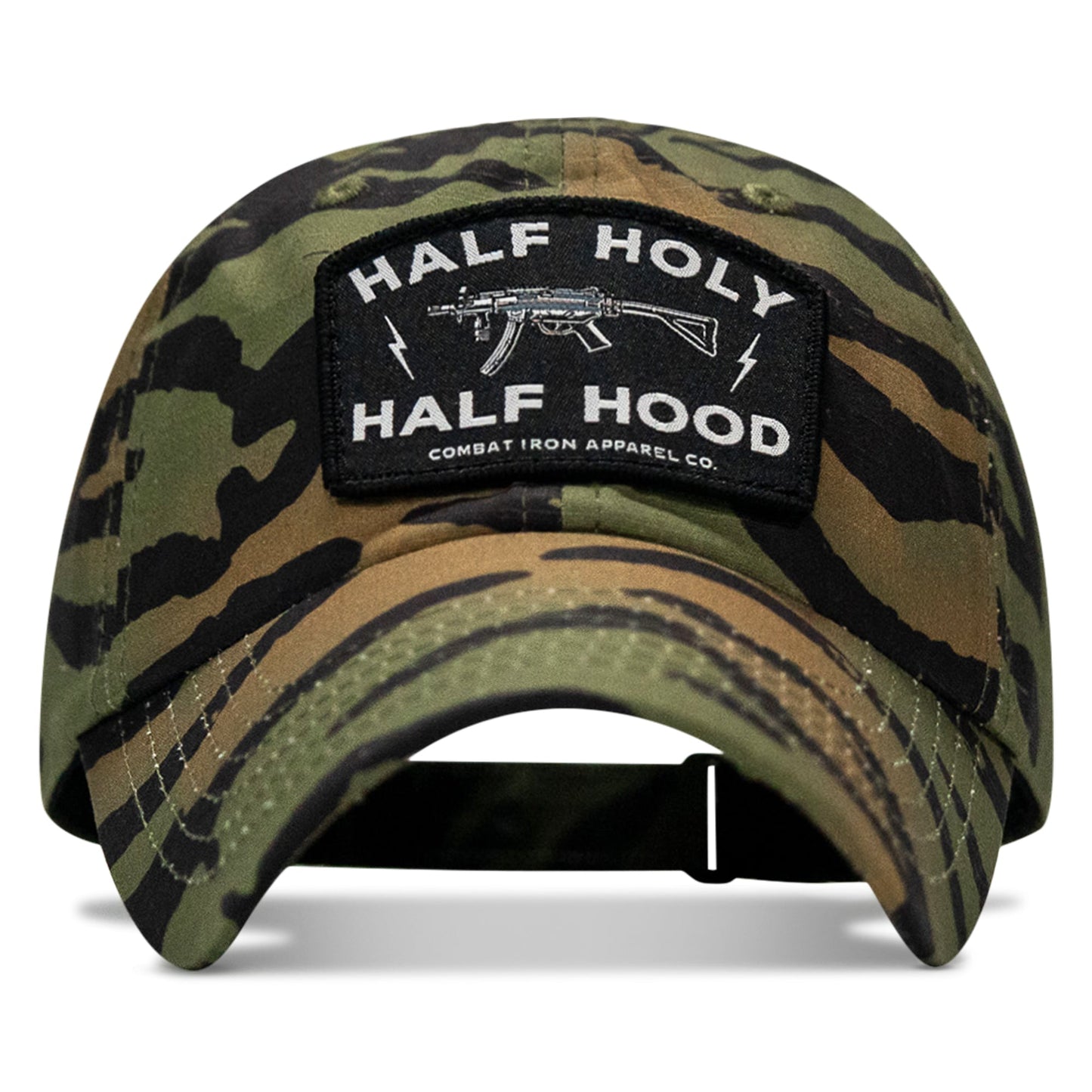 Half Holy. Half Hood Patch. Tactical Ripstop Mesh Snapback Hat