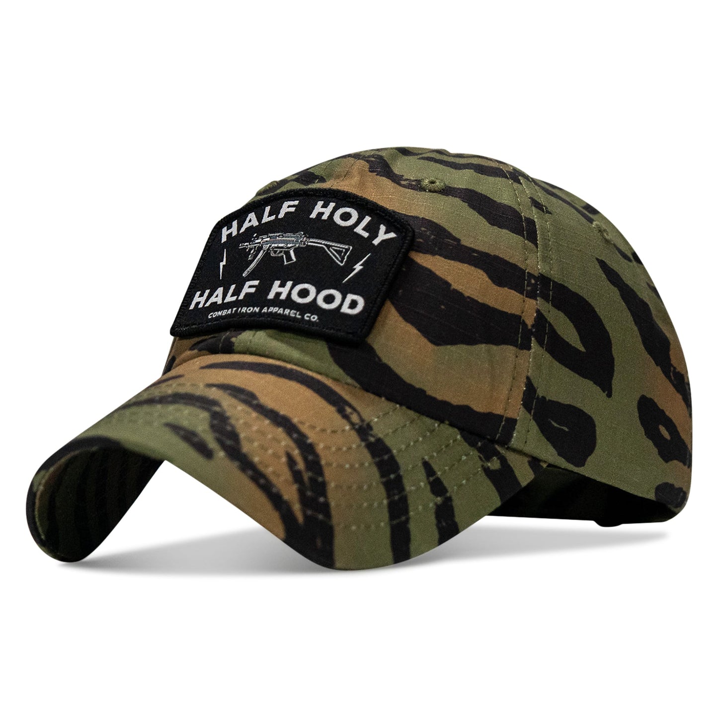 Half Holy. Half Hood Patch. Tactical Ripstop Mesh Snapback Hat