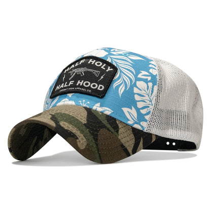 Half Holy. Half Hood Patch Original Ripstop Snapback Hat