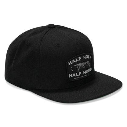 Half Holy. Half Hood. Flatbill Hat
