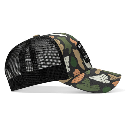 Half Holy. Half Hood. Patch Snapback Hat