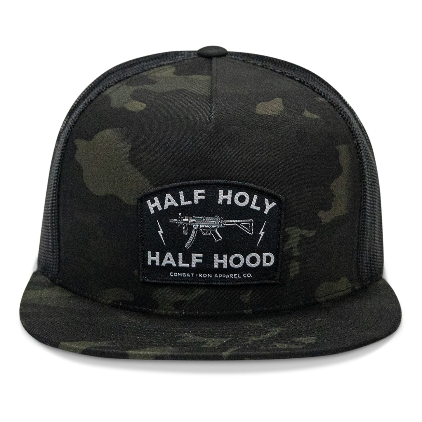 Half Holy. Half Hood. Flatbill Hat