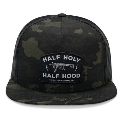 Half Holy. Half Hood. Flatbill Hat