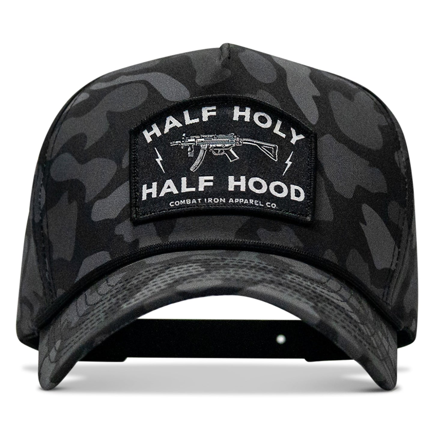 Half Holy. Half Hood. Patch 5 Pannel Rope Snapback