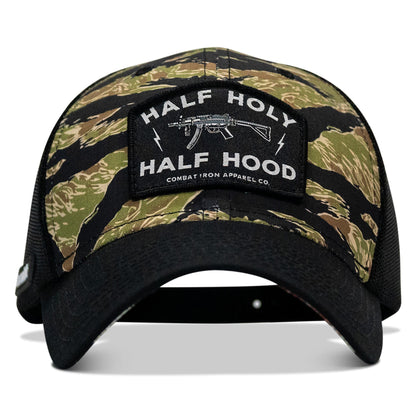 Half Holy. Half Hood Patch Original Ripstop Snapback Hat