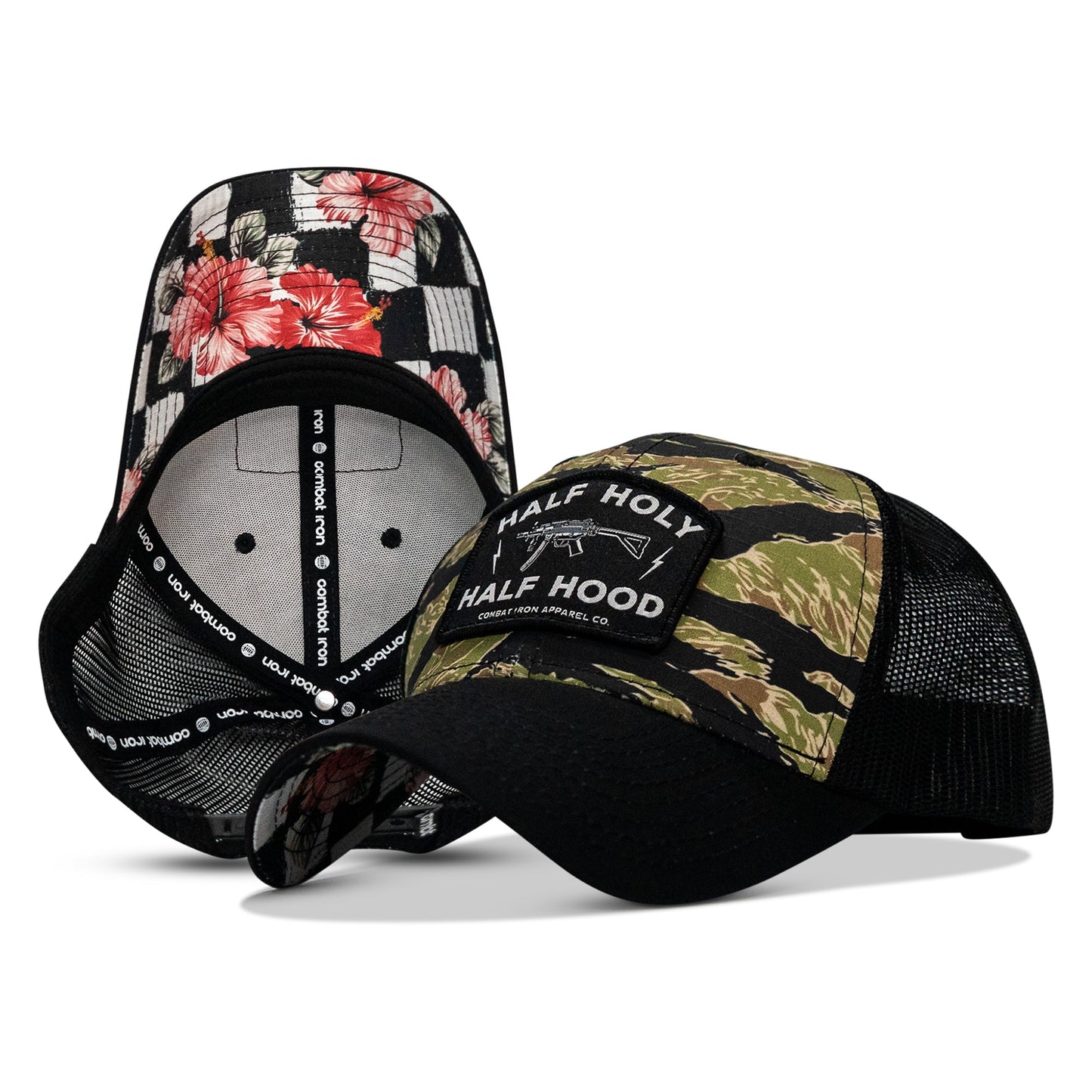Half Holy. Half Hood Patch Original Ripstop Snapback Hat