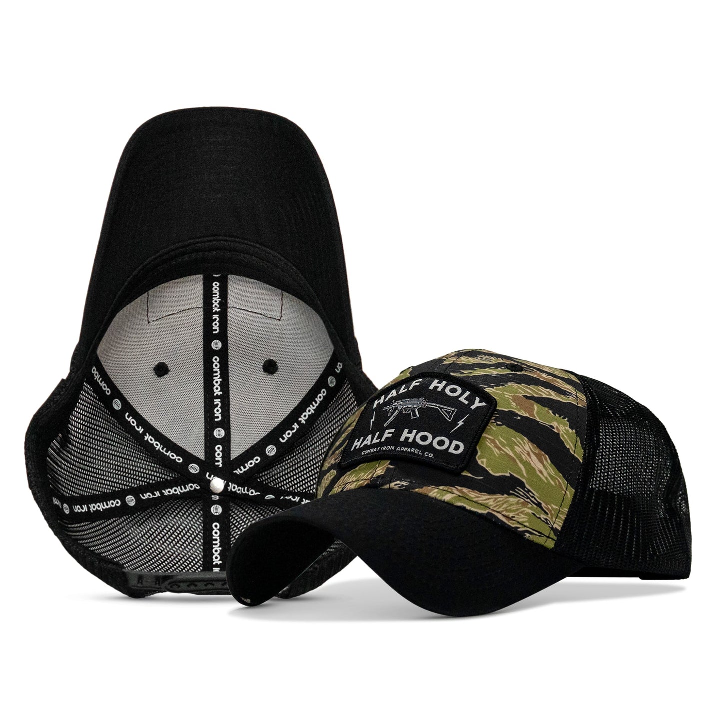 Half Holy. Half Hood Patch Original Ripstop Snapback Hat