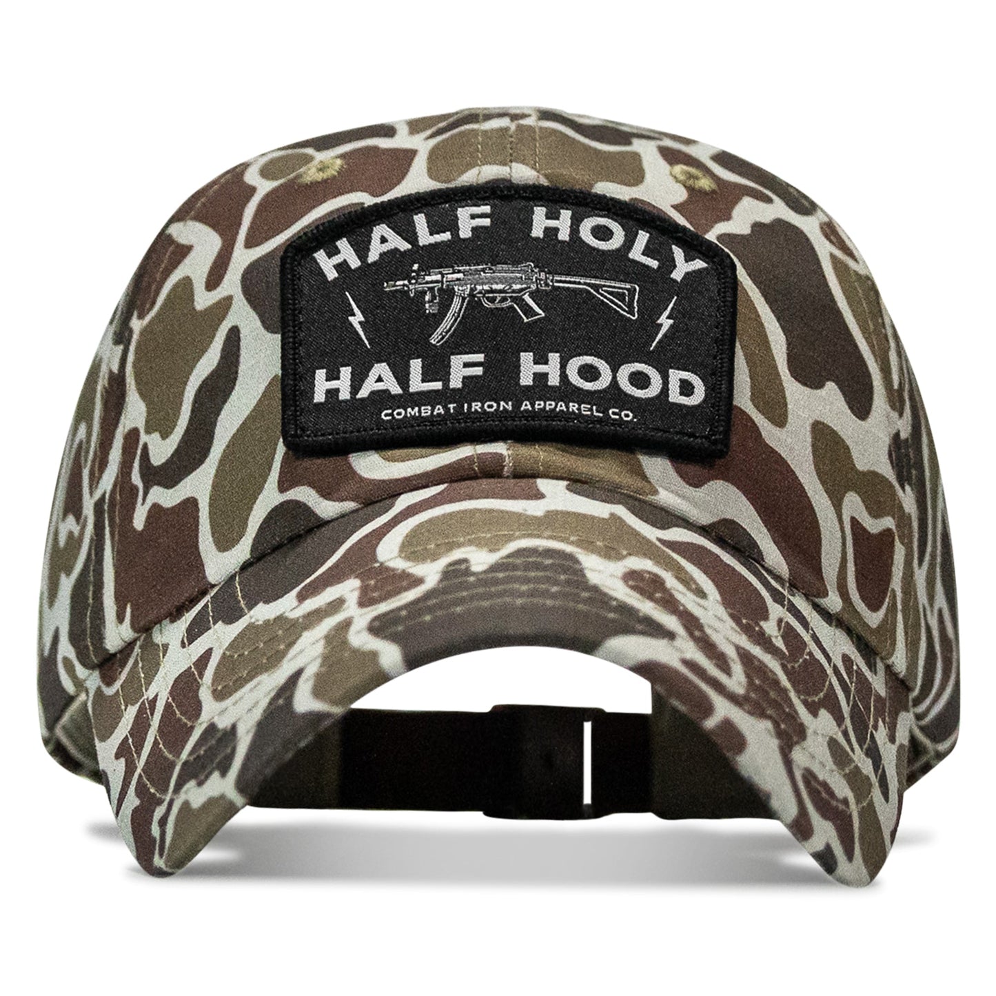 Half Holy. Half Hood Patch. Tactical Ripstop Mesh Snapback Hat