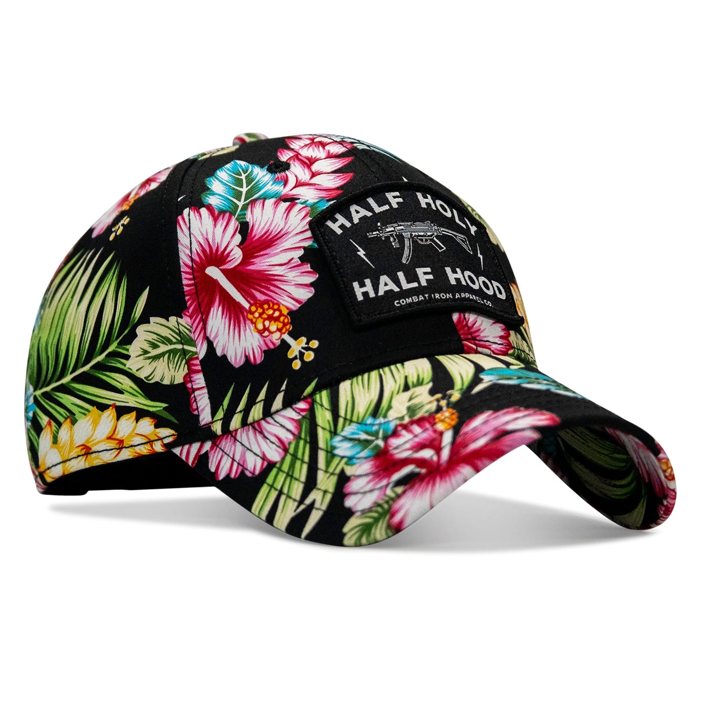 Half Holy. Half Hood. Patch Snapback Hat