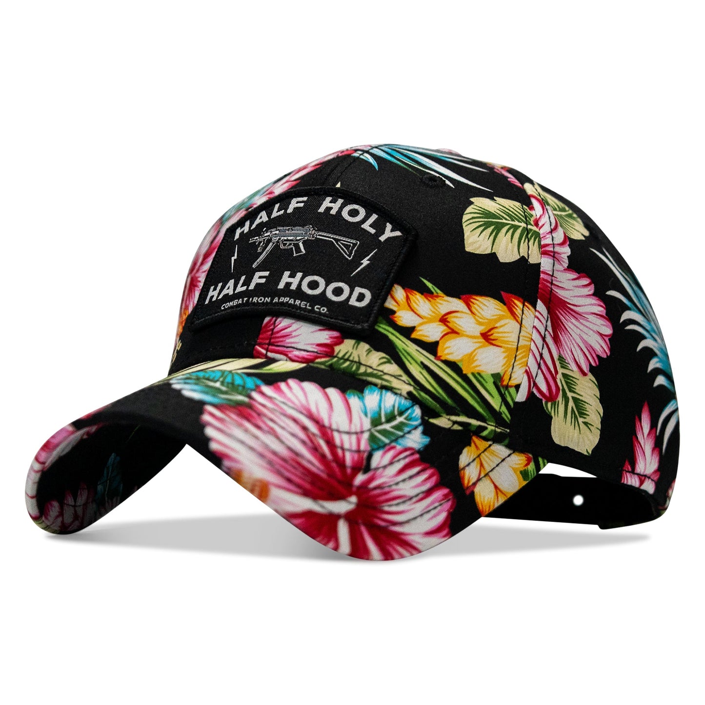 Half Holy. Half Hood. Patch Snapback Hat
