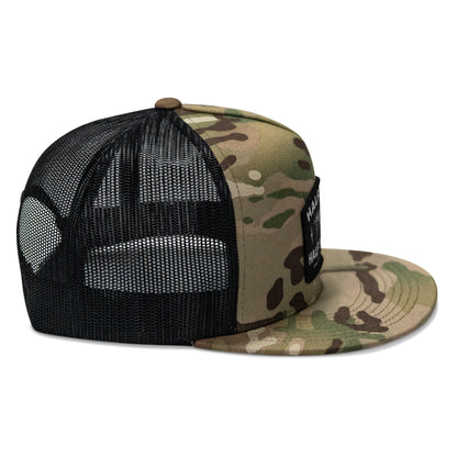 Half Holy. Half Hood. Flatbill Hat