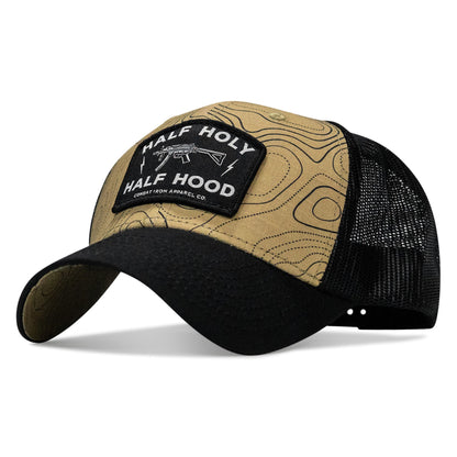 Half Holy. Half Hood Patch Original Ripstop Snapback Hat