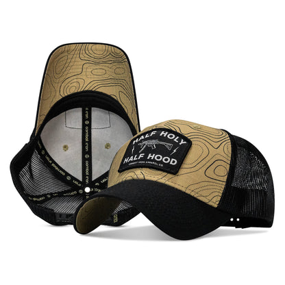 Half Holy. Half Hood Patch Original Ripstop Snapback Hat