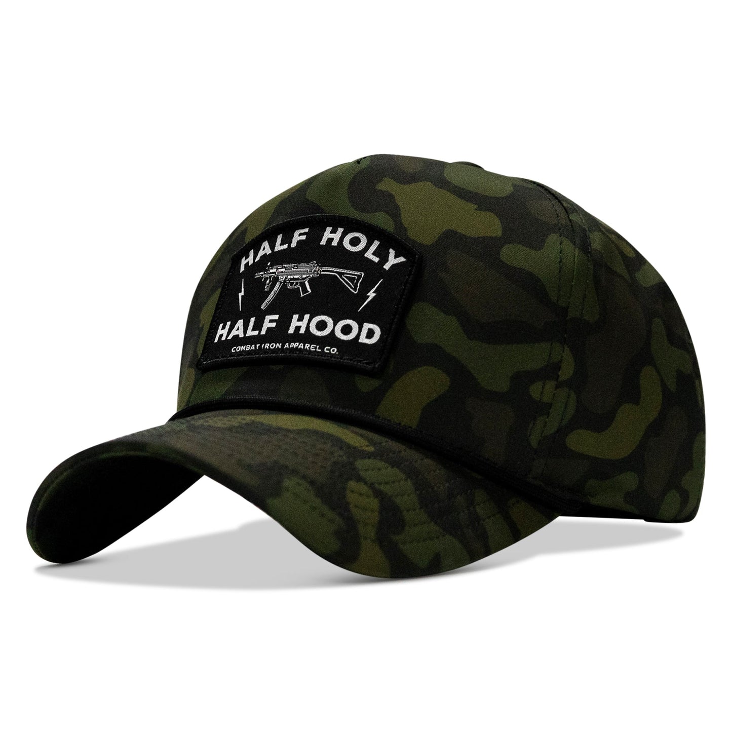 Half Holy. Half Hood. Patch 5 Pannel Rope Snapback
