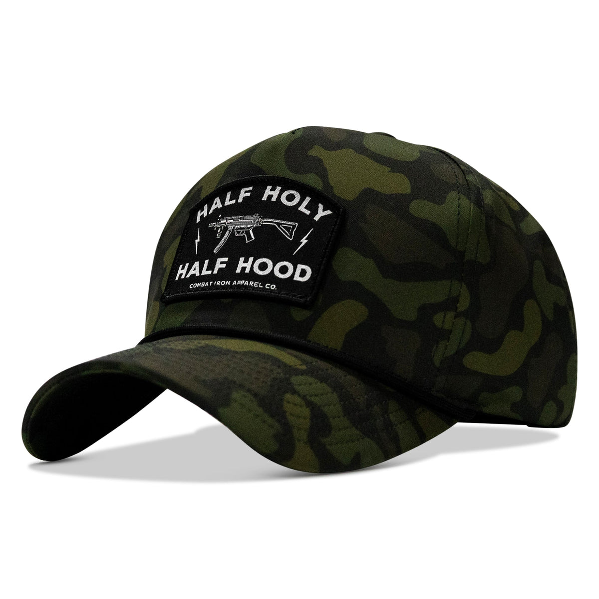 Half Holy. Half Hood. 5 Pannel Rope Snapback Hat