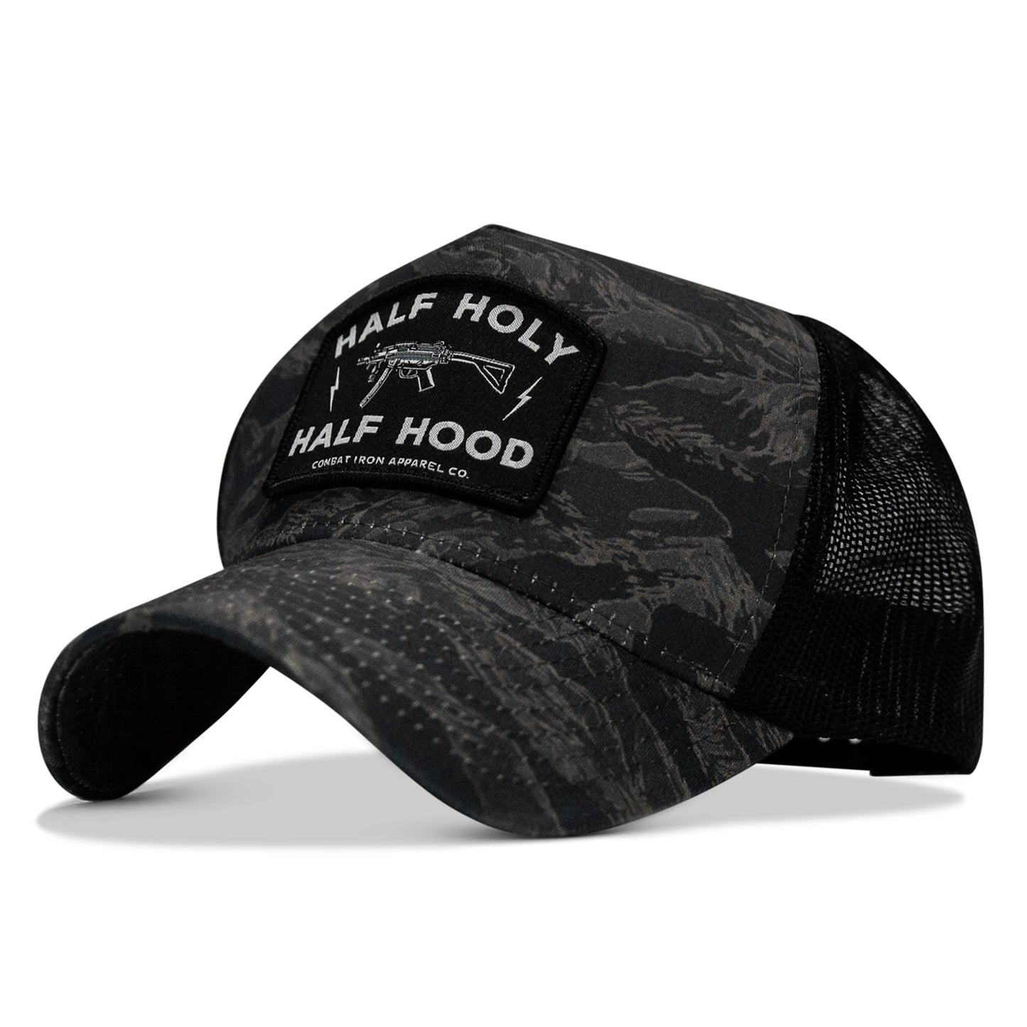 Half Holy. Half Hood Patch Five Panel Breacher Snapback Hat
