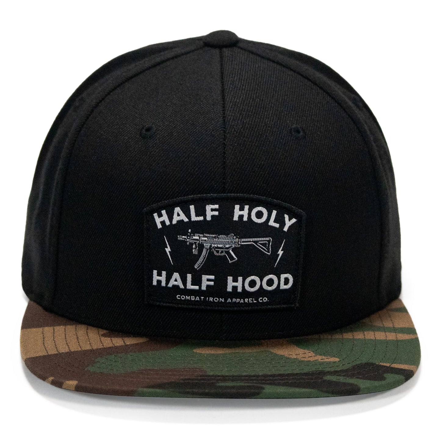 Half Holy. Half Hood. Flatbill Hat
