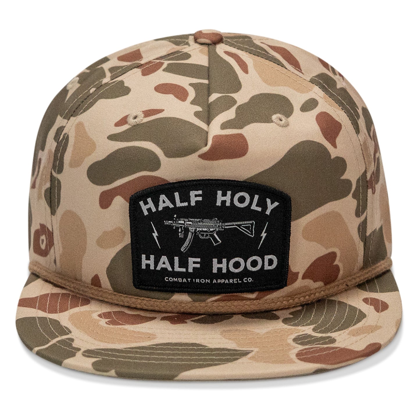 Half Holy. Half Hood. Flatbill Hat