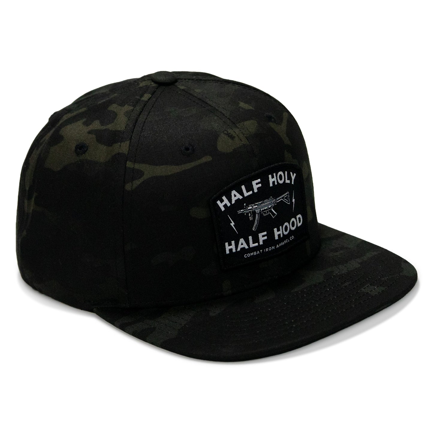 Half Holy. Half Hood. Flatbill Hat