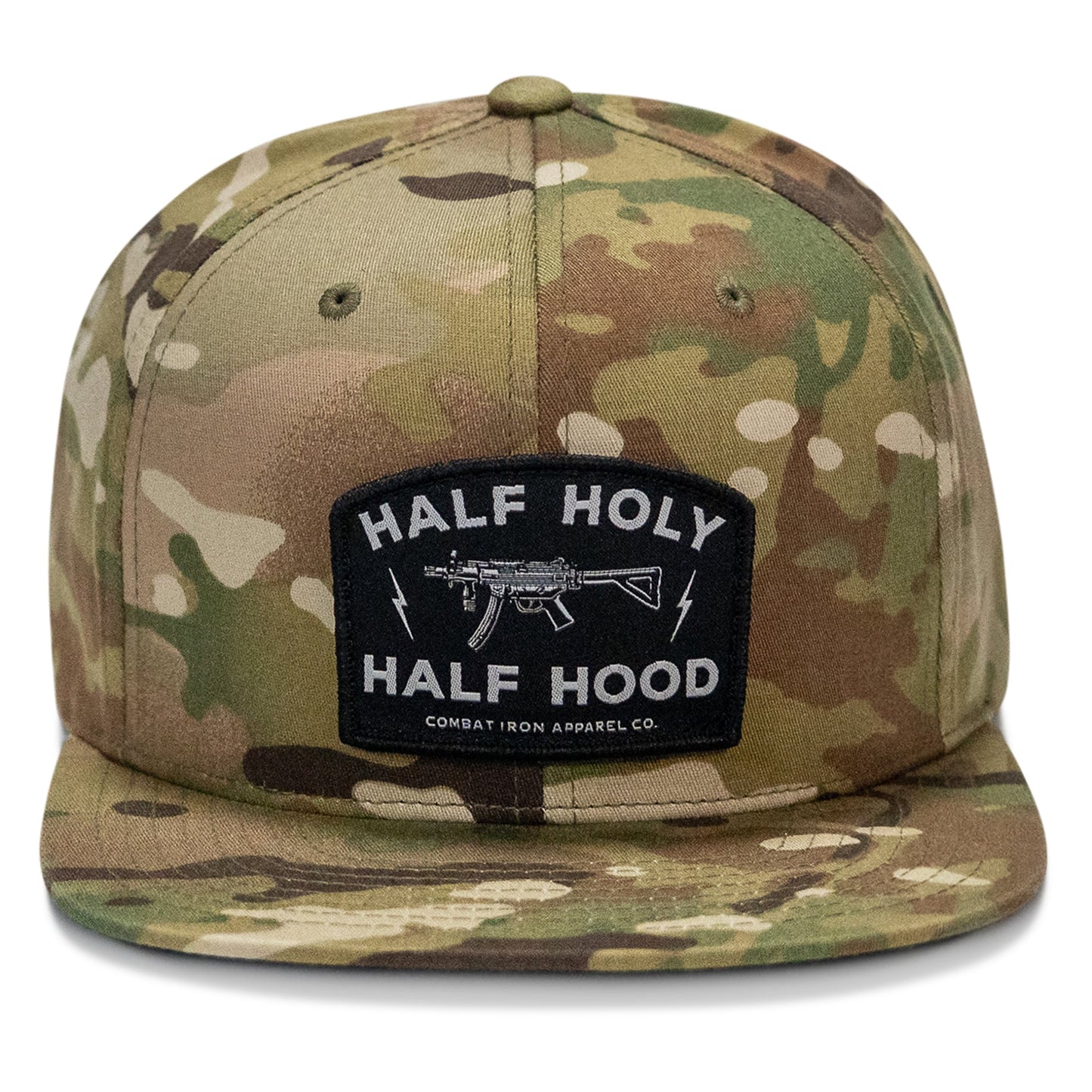 Half Holy. Half Hood. Flatbill Hat
