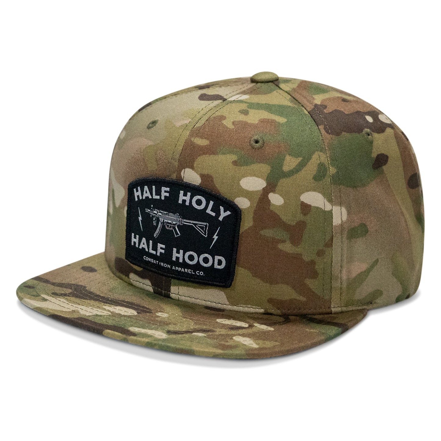 Half Holy. Half Hood. Flatbill Hat