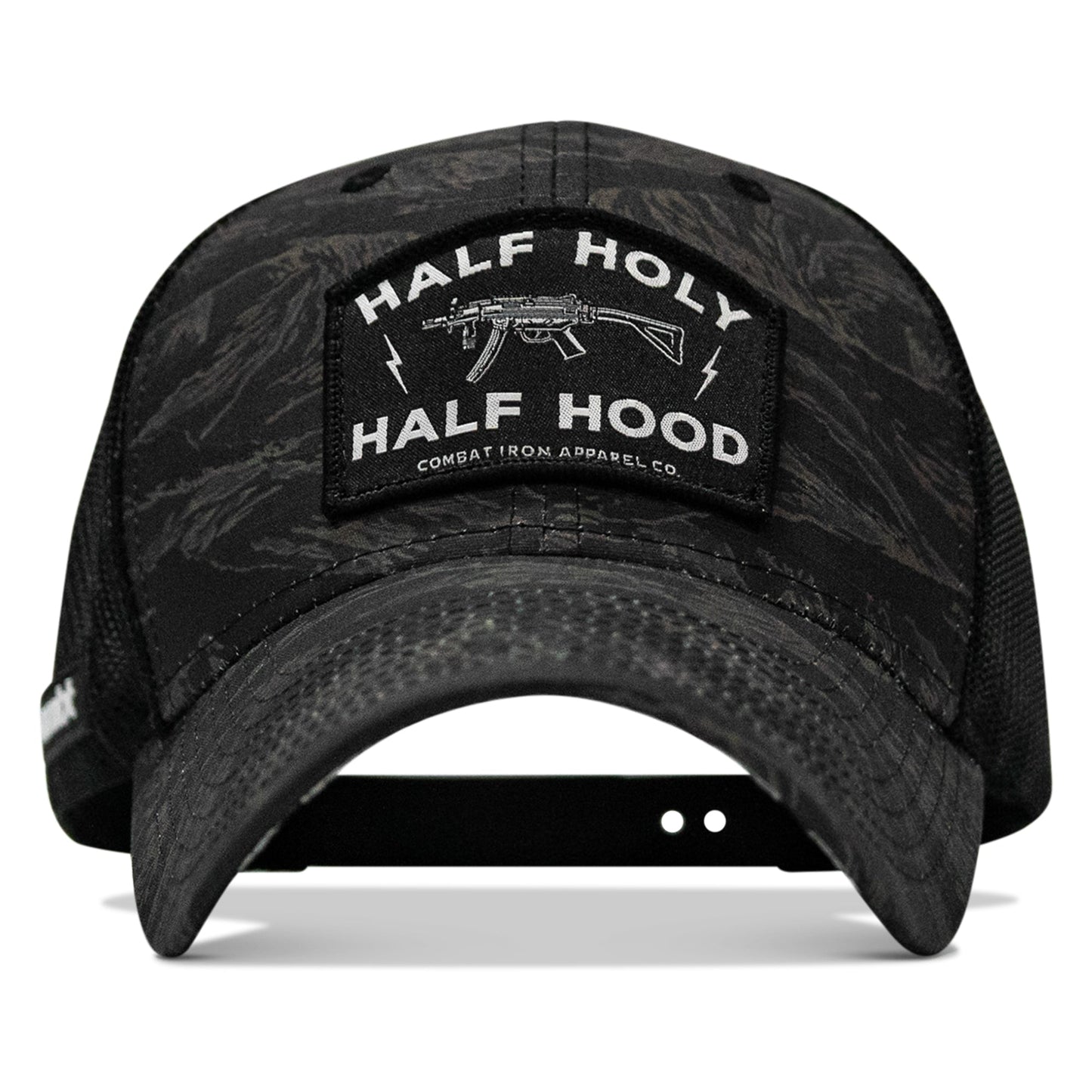 Half Holy. Half Hood Patch Original Ripstop Snapback Hat