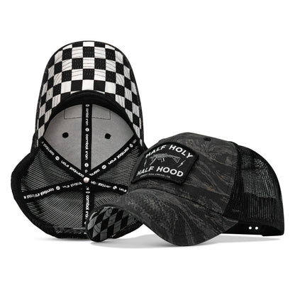 Half Holy. Half Hood Patch Original Ripstop Snapback Hat