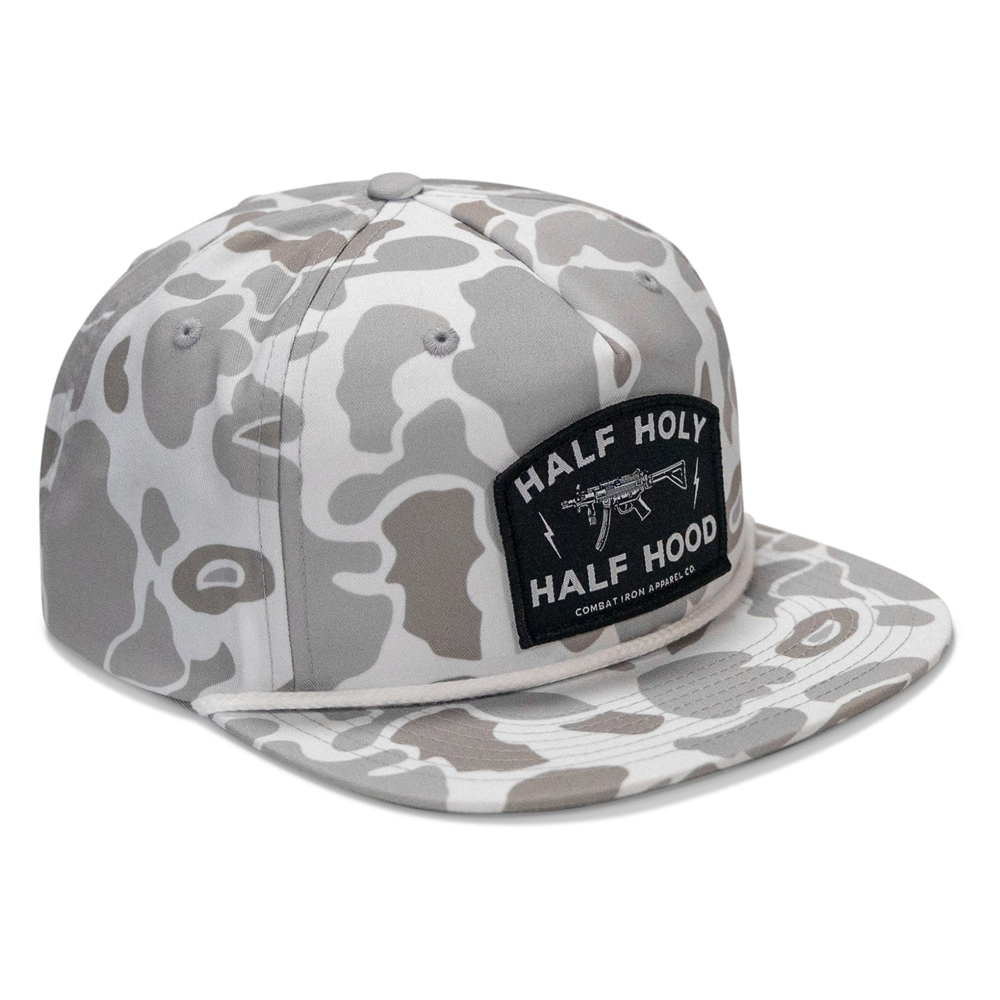 Half Holy. Half Hood. Flatbill Hat