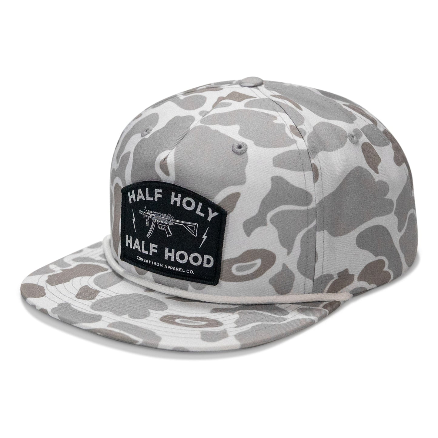 Half Holy. Half Hood. Flatbill Hat