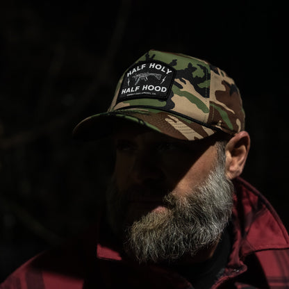 Half Holy. Half Hood. Patch Weekender Snapback