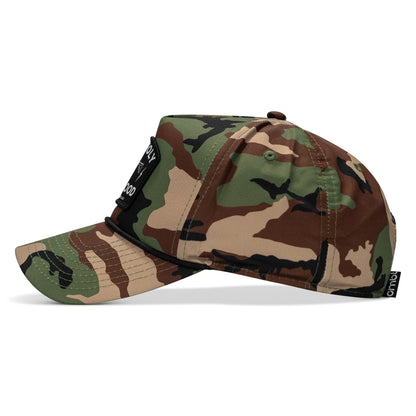 Half Holy. Half Hood. Patch Weekender Snapback