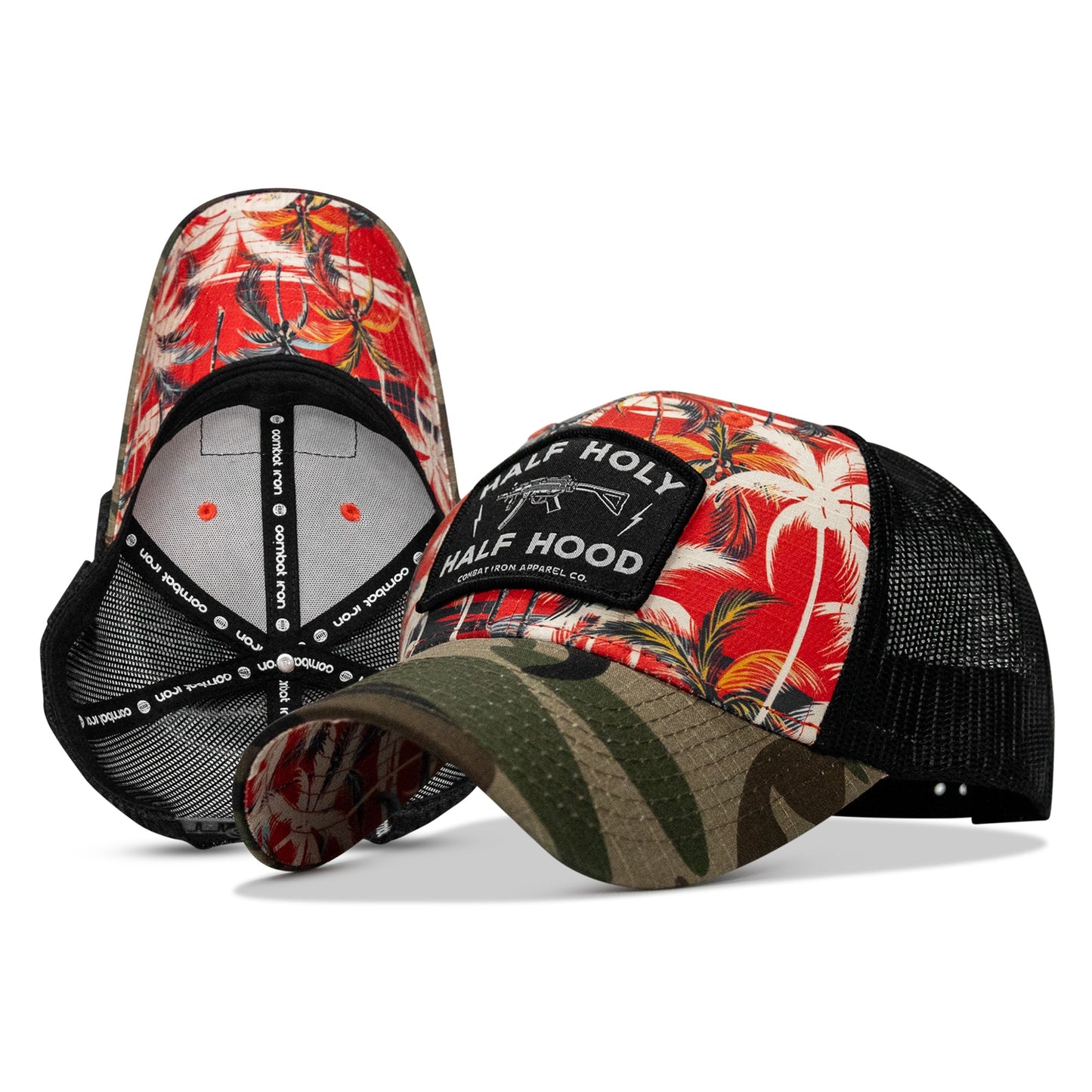 Half Holy. Half Hood Patch Original Ripstop Snapback Hat