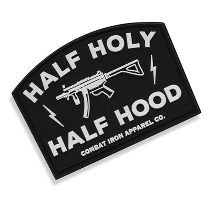 Half Holy Half Hood PVC Patch
