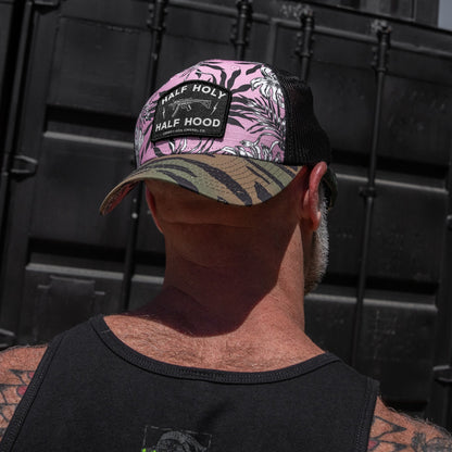 Half Holy. Half Hood Patch Original Ripstop Snapback Hat