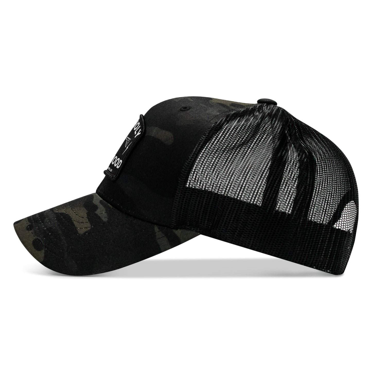 Half Holy. Half Hood. Patch Snapback Hat