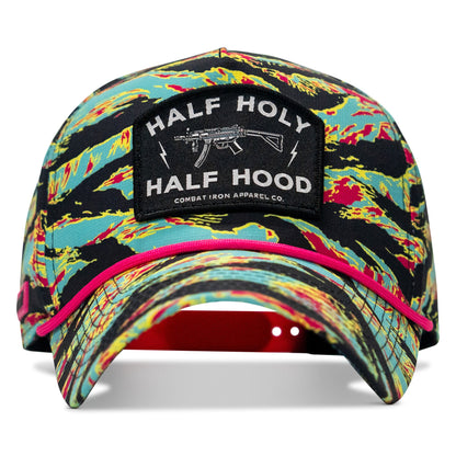Half Holy. Half Hood. Patch Weekender Snapback