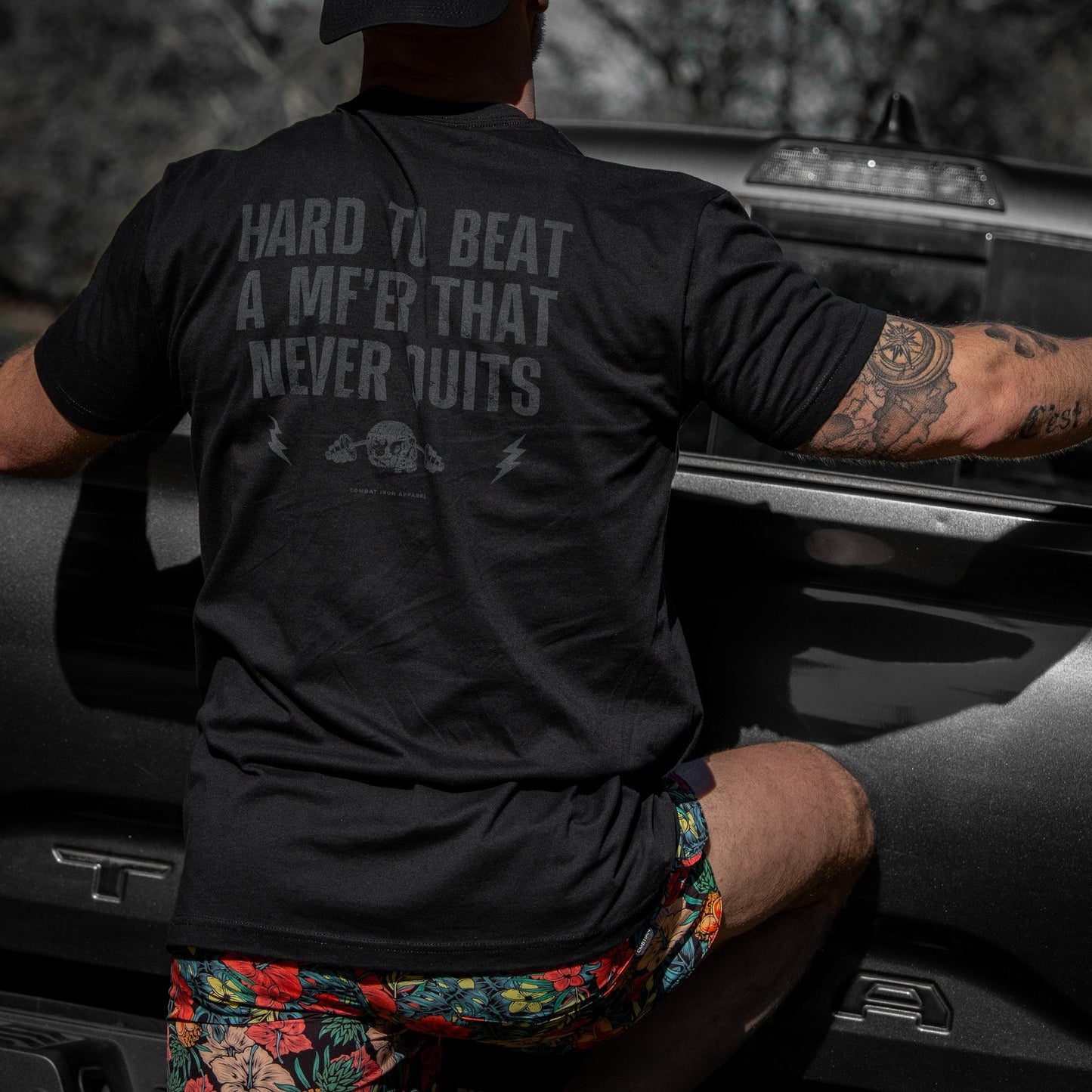 Hard To Beat A Mf'er That Never Quits Men's T-Shirt