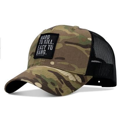 Hard to Kill. Easy to Bang. Patch Snapback Hat