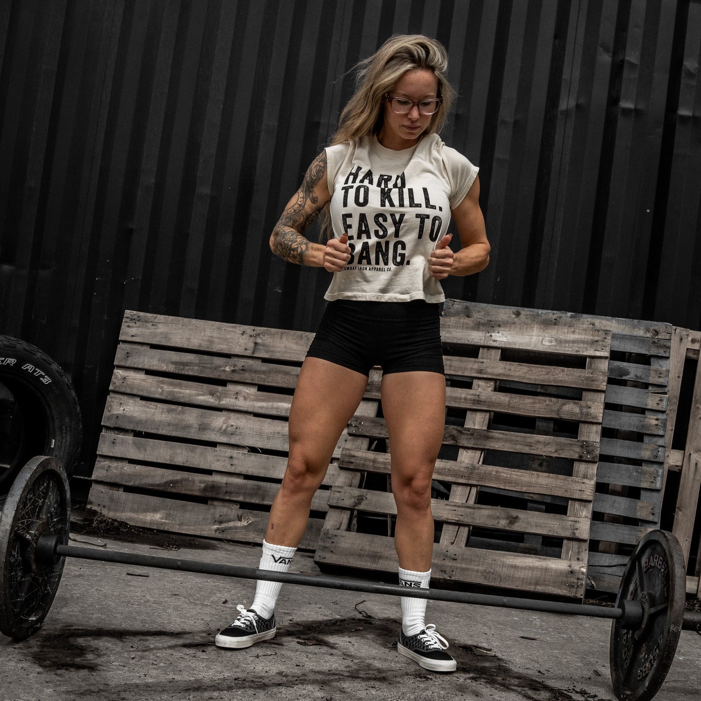 Hard To Kill. Easy To Bang. Women's Crop T-Shirt