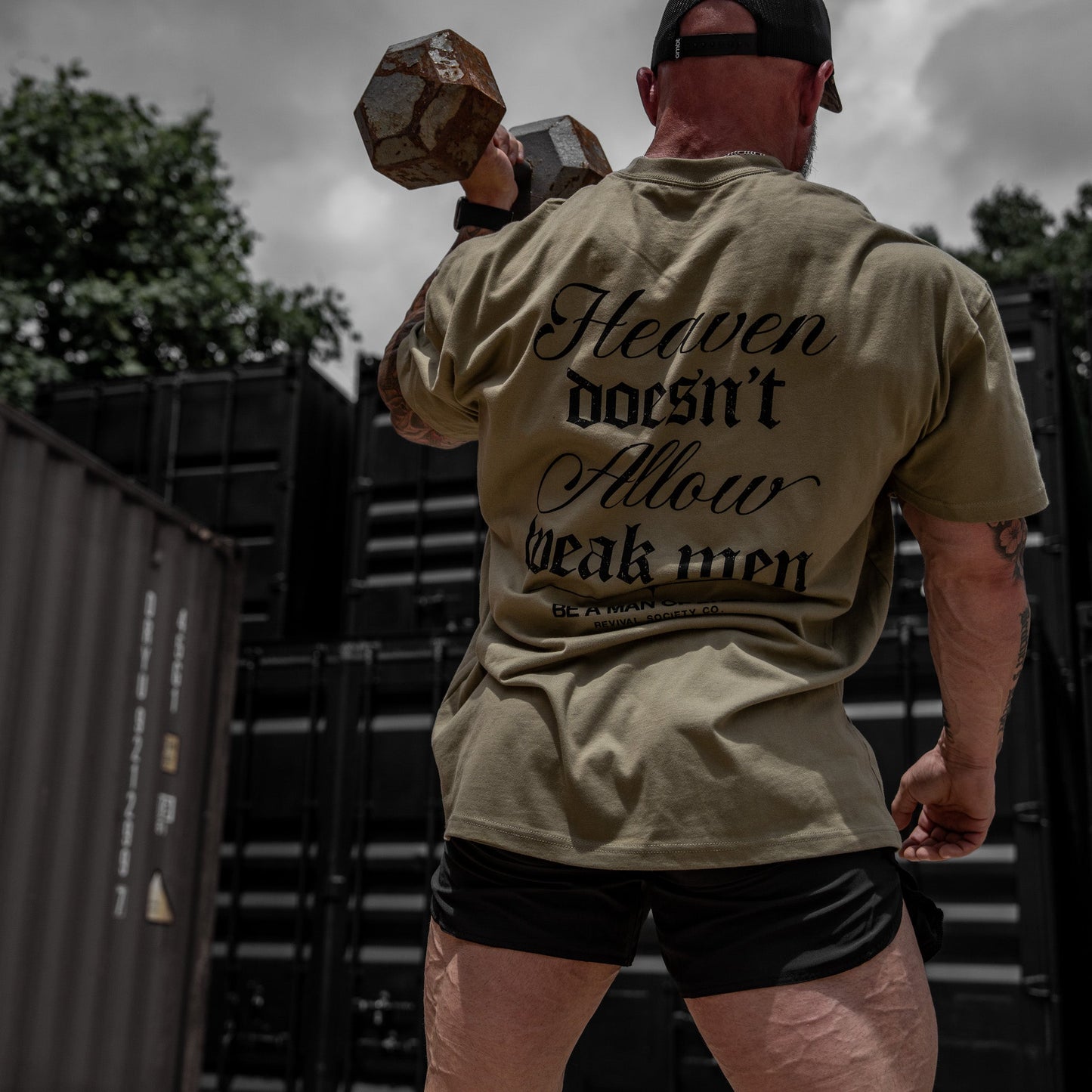 Heaven Doesn't Allow Weak Men Men's T-Shirt
